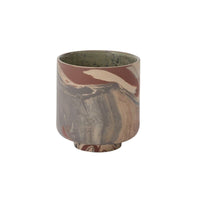 Design Shop Brown Tedros Pot, 5.25" X 5.5", Set of 2.
