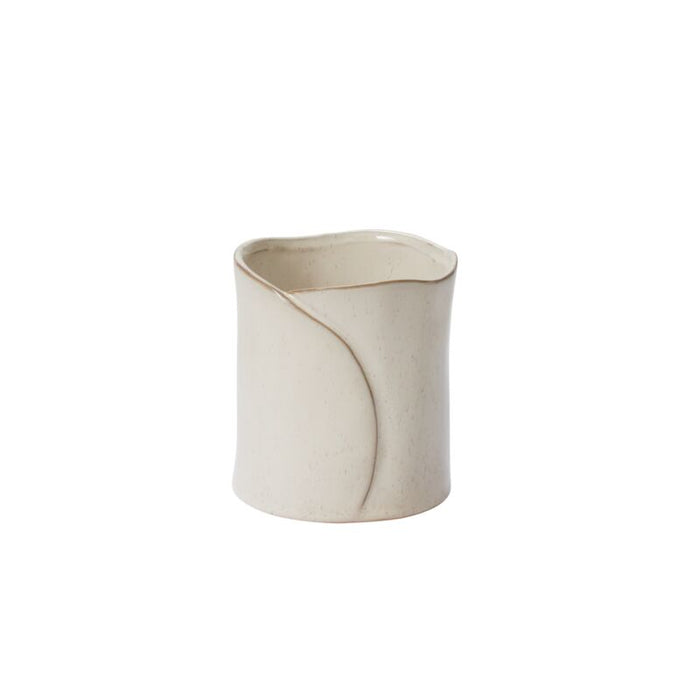 Design Shop White Diane Collection Pot, 4.5" X 5", Set of 2.