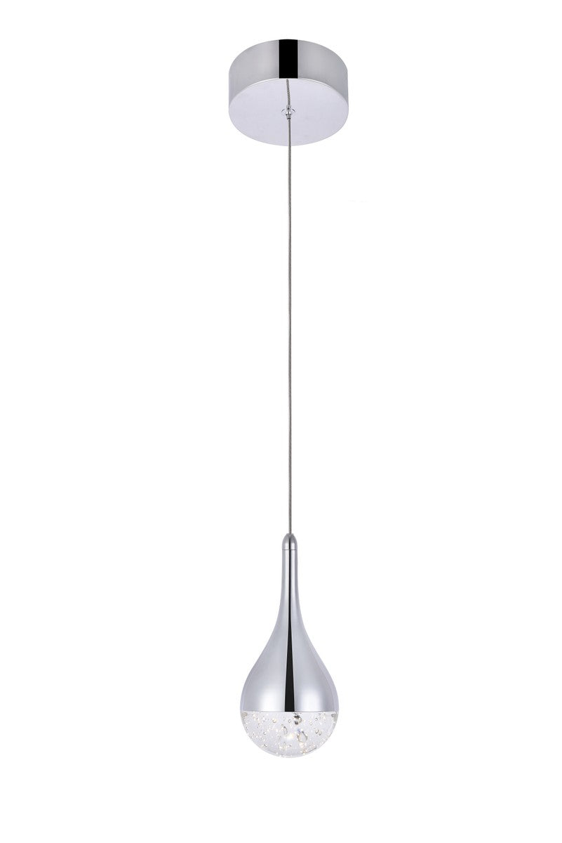 Elegant Lighting - 3801D4C - LED Pendant - Amherst - chrome