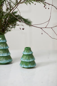 Design Shop Tree Frost Candleholder 4.25"x 4.5"