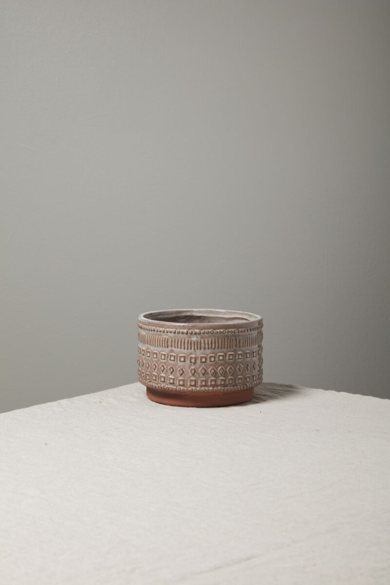 Design Shop Terracotta Freja Pot, 7.25" X 4.75".
