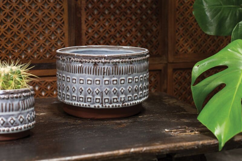 Design Shop Terracotta Freja Pot, 7.25" X 4.75".