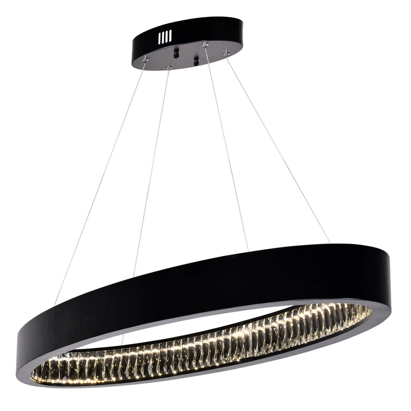 CWI Lighting - 1040P42-101-O - LED Chandelier - Rosalina - Matte Black