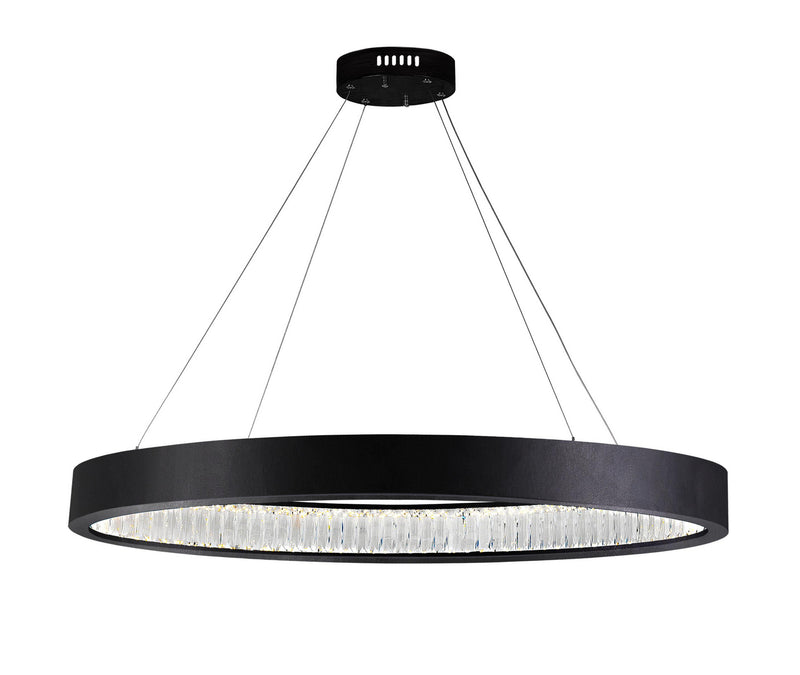 CWI Lighting - 1040P42-101-O - LED Chandelier - Rosalina - Matte Black