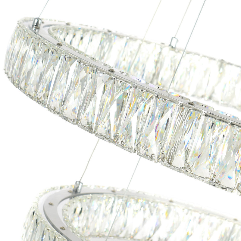 CWI Lighting - 1044P24-601-R-5C - LED Chandelier - Madeline - Chrome