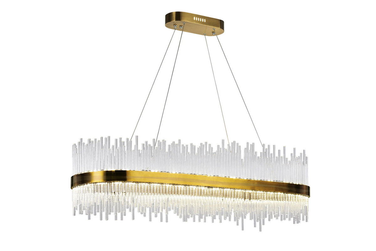 CWI Lighting - 1063P47-169-RC - LED Chandelier - Genevieve - Medallion Gold