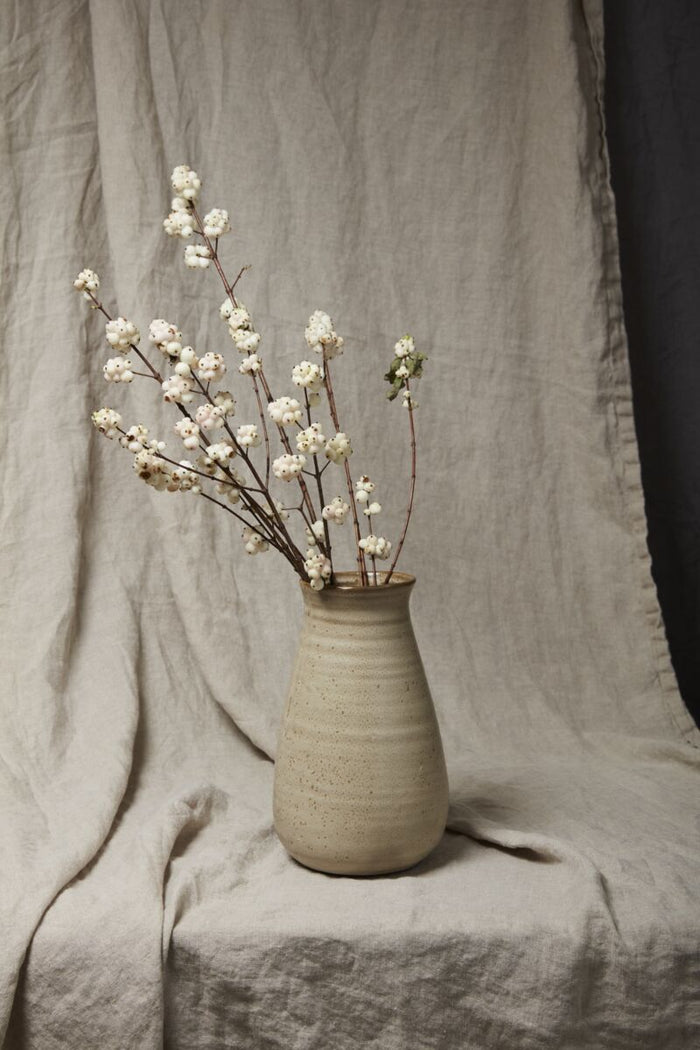 Design Shop Tan Nema Vase, 6.25" X 10.25".