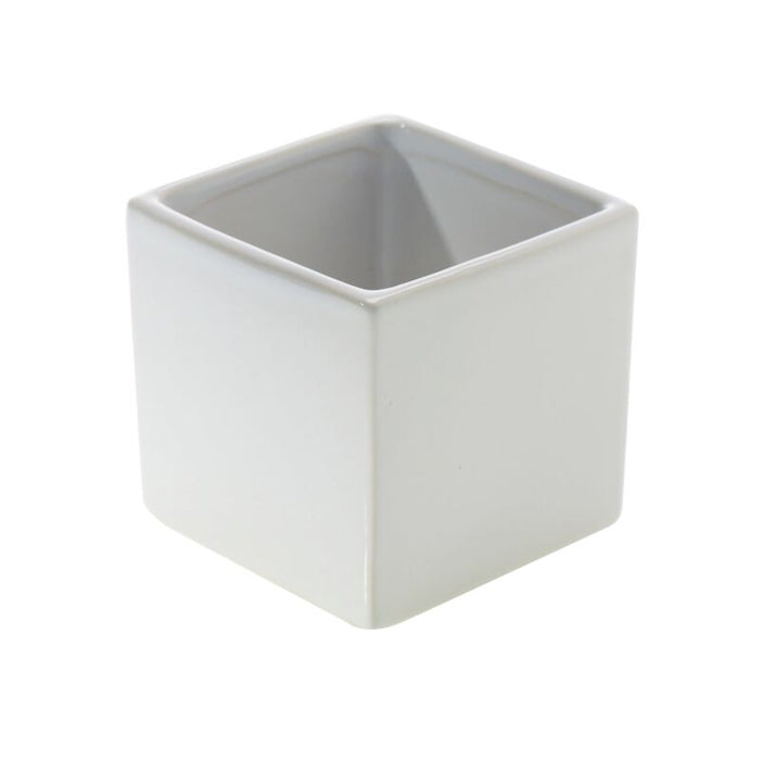 Design Shop White Urban Square Square, 3.25" X 3.25", Set of 12.