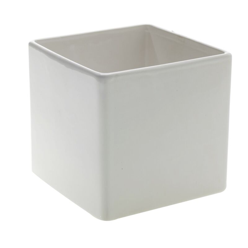 Design Shop White Urban Square Square, 6.25" X 6.25"