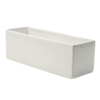 Design Shop White Urban Planter, 12" X 4".