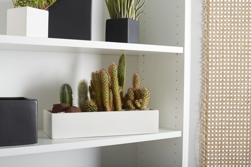Design Shop Urban Planter 13.75"x 3"x 3", Set of 2