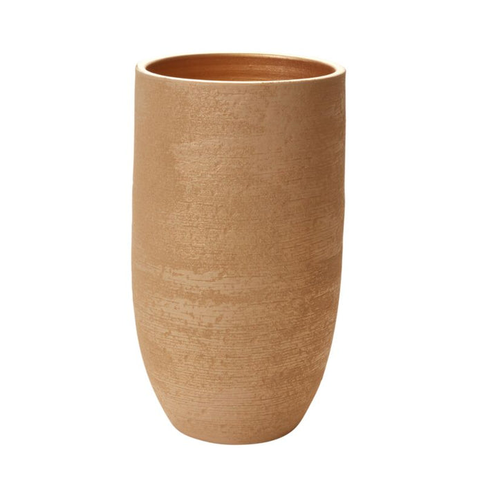 Design Shop Champagne Mica Collection Vase, 8.5" X 15.5".