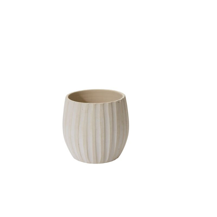 Design Shop Tan Arid Collection Pot, 10.5" X 10.25".
