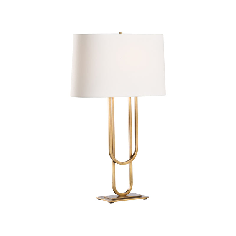 Chelsea House Odeon Table Lamp - Aged Brass