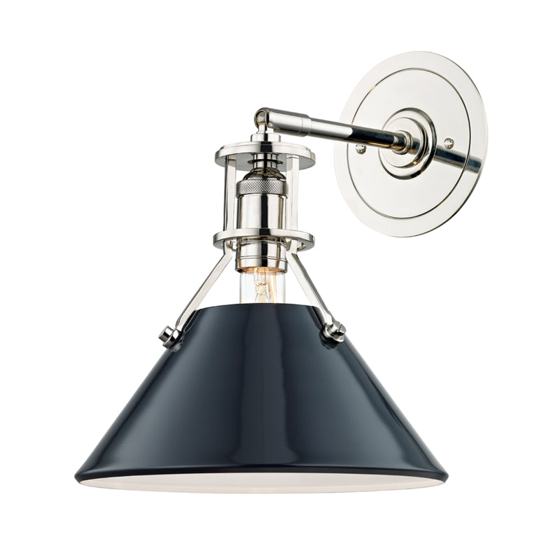 Hudson Valley - MDS350-PN/DBL - One Light Wall Sconce - Painted No. 2 - Polished Nickel