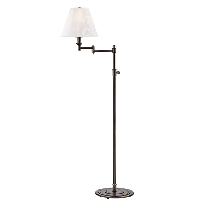 Hudson Valley One Light Floor Lamp from the Signature No.1 collection in Distressed Bronze finish