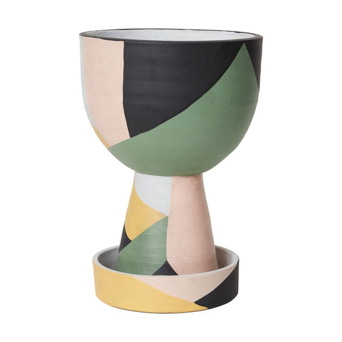 Design Shop Multicolor Ayton Pot, 10.25" X 15".