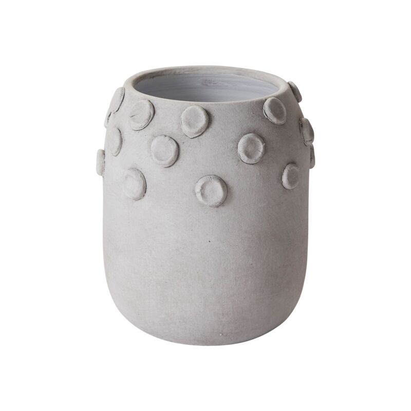 Design Shop White Finley Canister, 4.75" X 6.25", Set of 2.