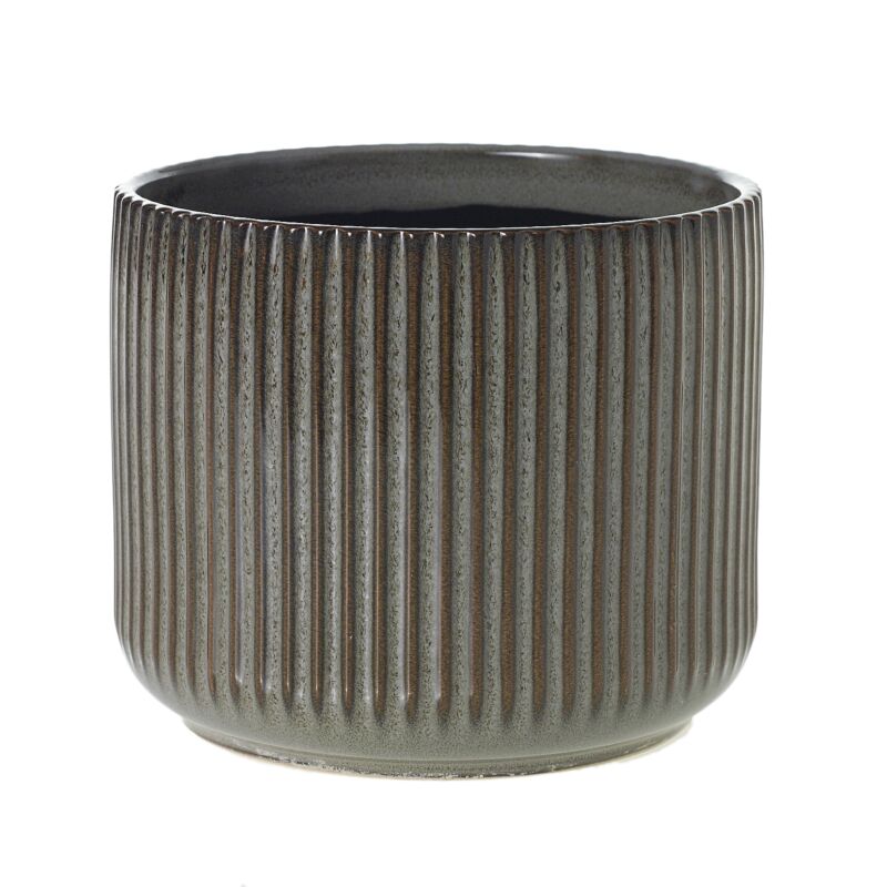 Design Shop Grey Habitat Collection Pot, 6.75" X 5.75"
