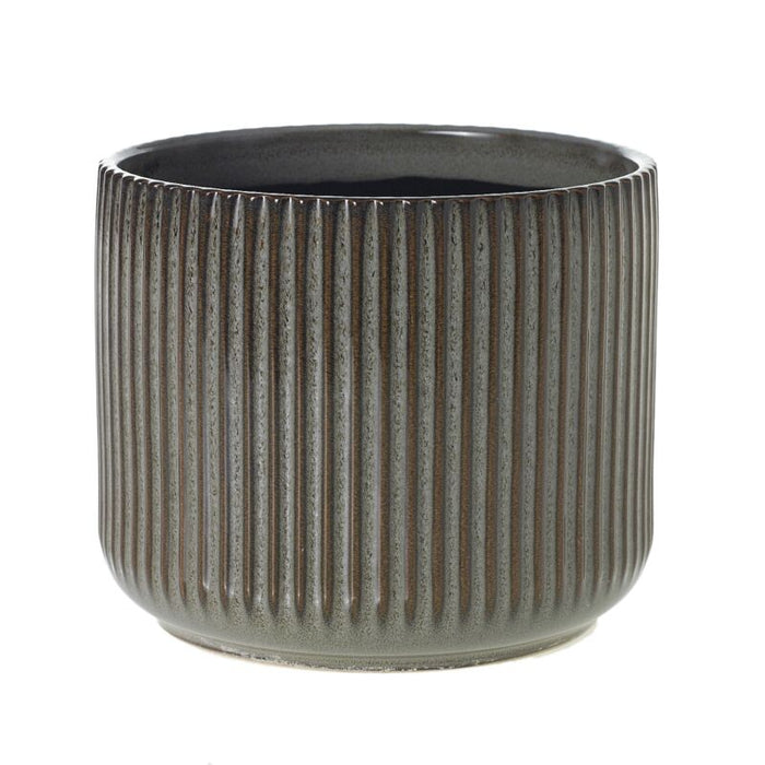 Design Shop Grey Habitat Collection Pot, 6.75" X 5.75"
