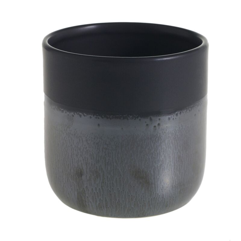 Design Shop Black Lennon Pot, 5" X 5.25"
