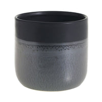 Design Shop Black Lennon Pot, 7" X 6.75"