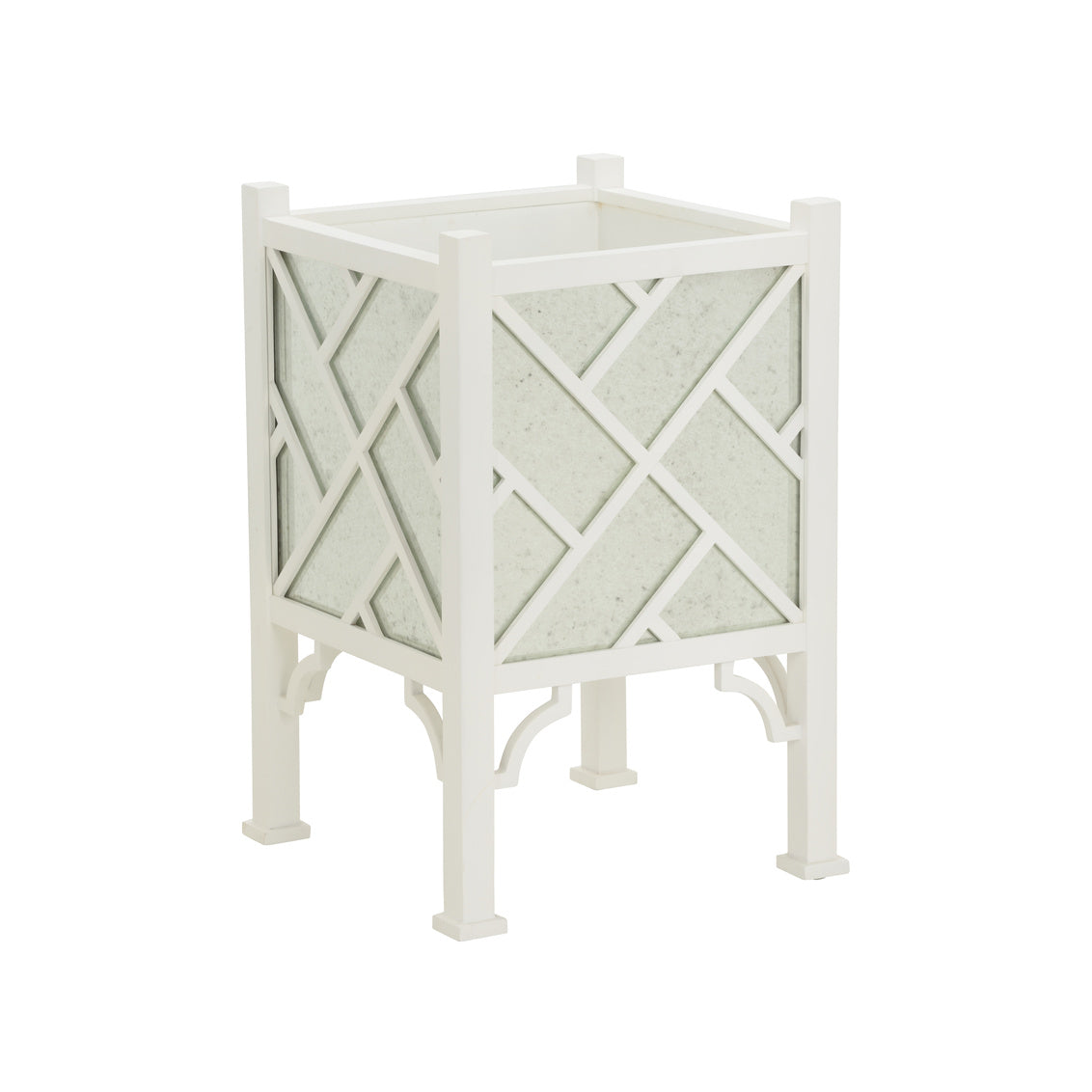 Chelsea House Chippendale Mirrored Fret Planter