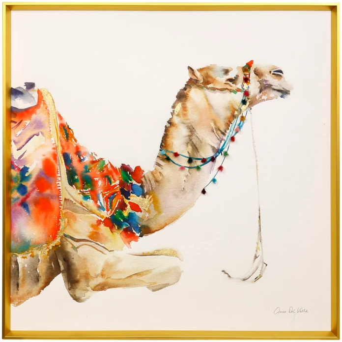 Desert Camel Framed Print