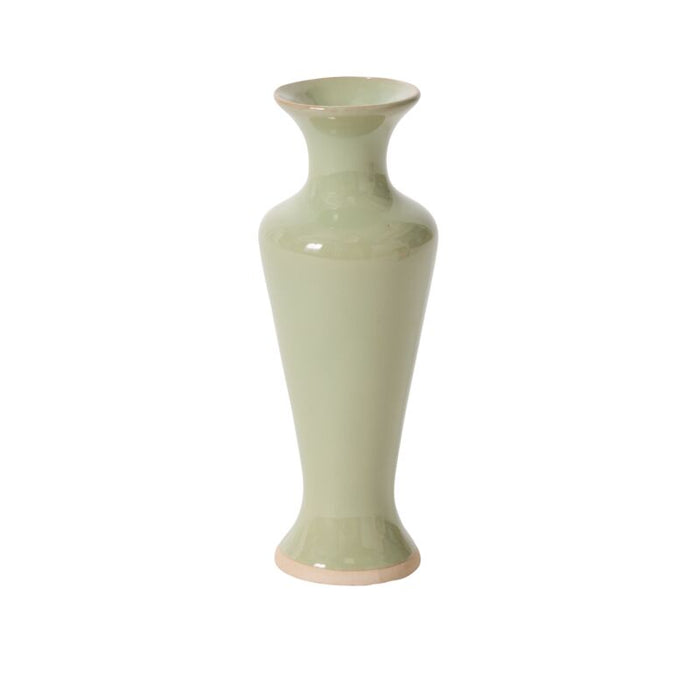 Design Shop Green Chasing Rainbows Budvase, 2.75" X 7", Set of 4.