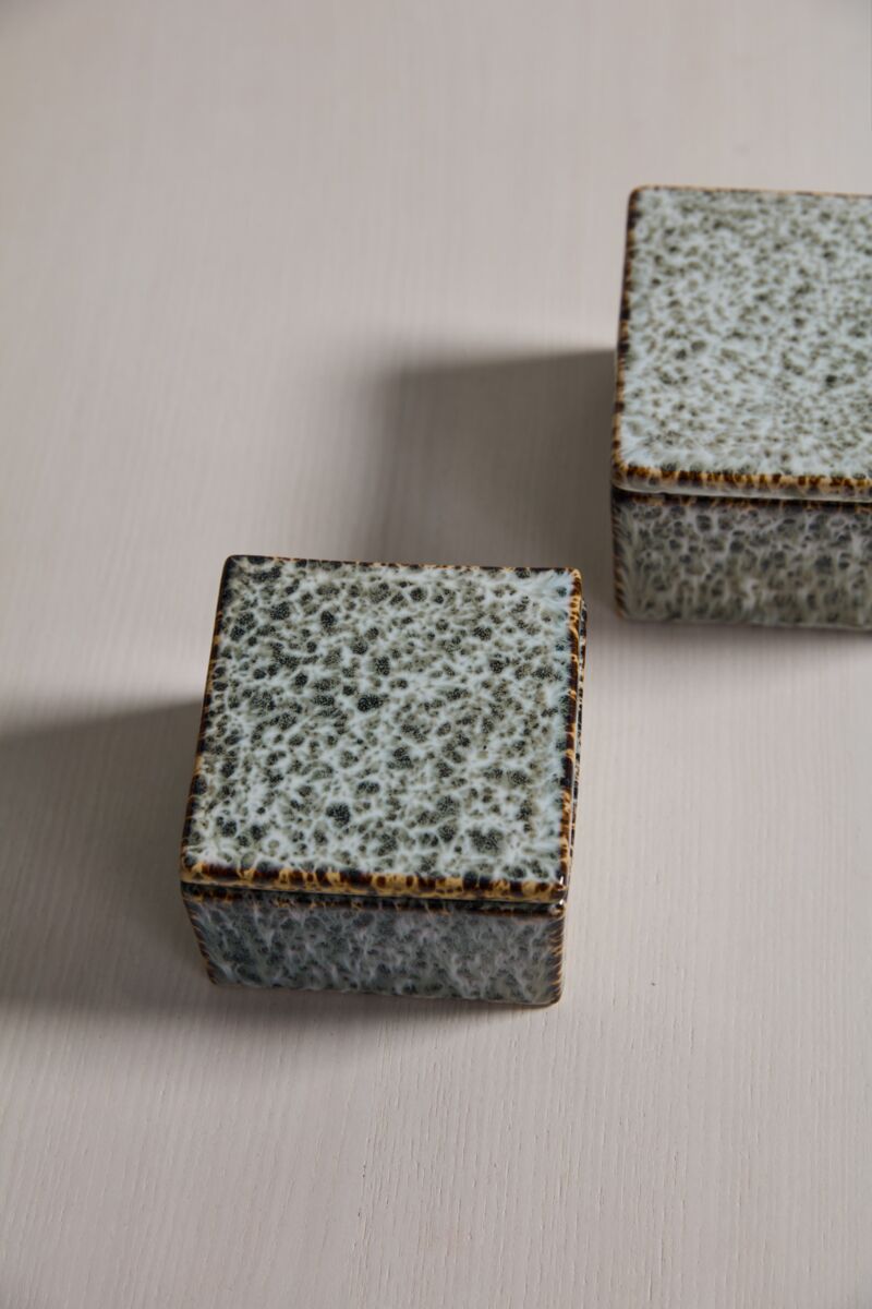 Design Shop Whisper Lidded Box 4.25"x 3", Set of 4