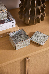 Design Shop Whisper Lidded Box 4.25"x 3", Set of 4