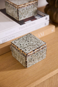 Design Shop Whisper Lidded Box 4.25"x 3", Set of 4