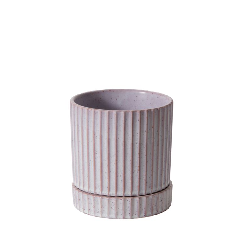 Design Shop Los Feliz Pot with Saucer 5"x 5.5"