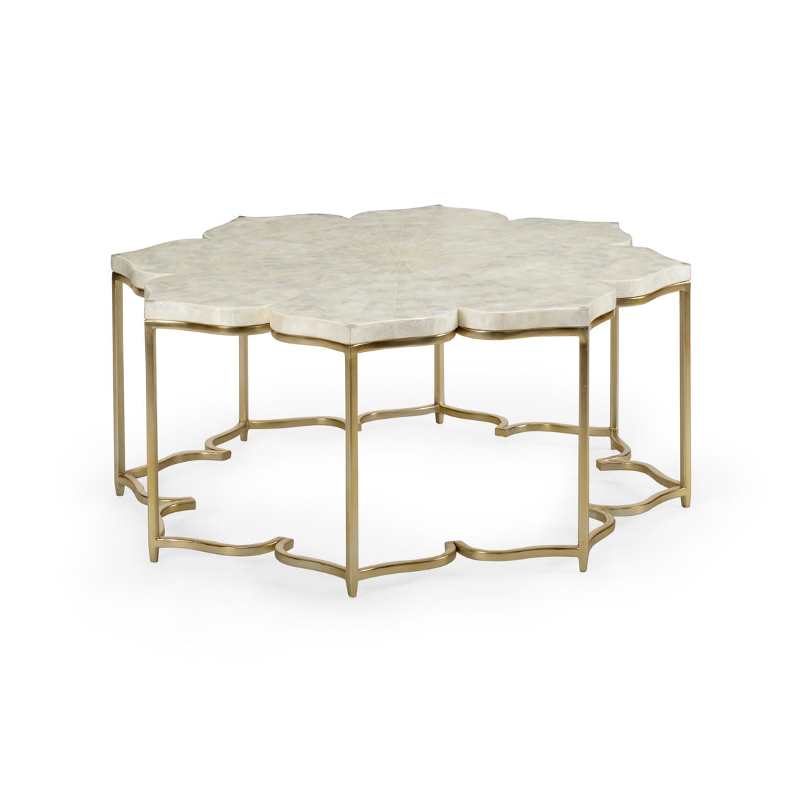 Chelsea House Lotus Flower Cocktail Table