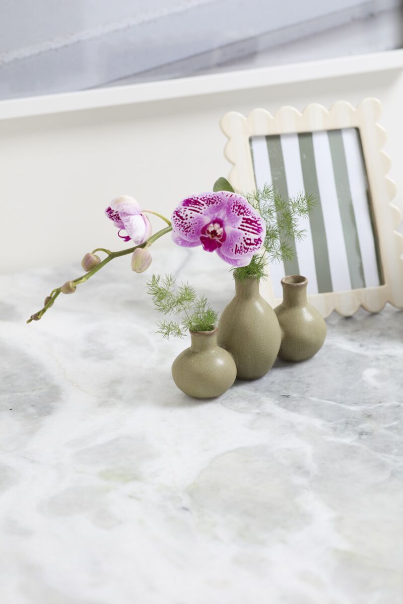 Design Shop Thyme Budvase 7.5"x 2.5"x 4.5", Set of 2