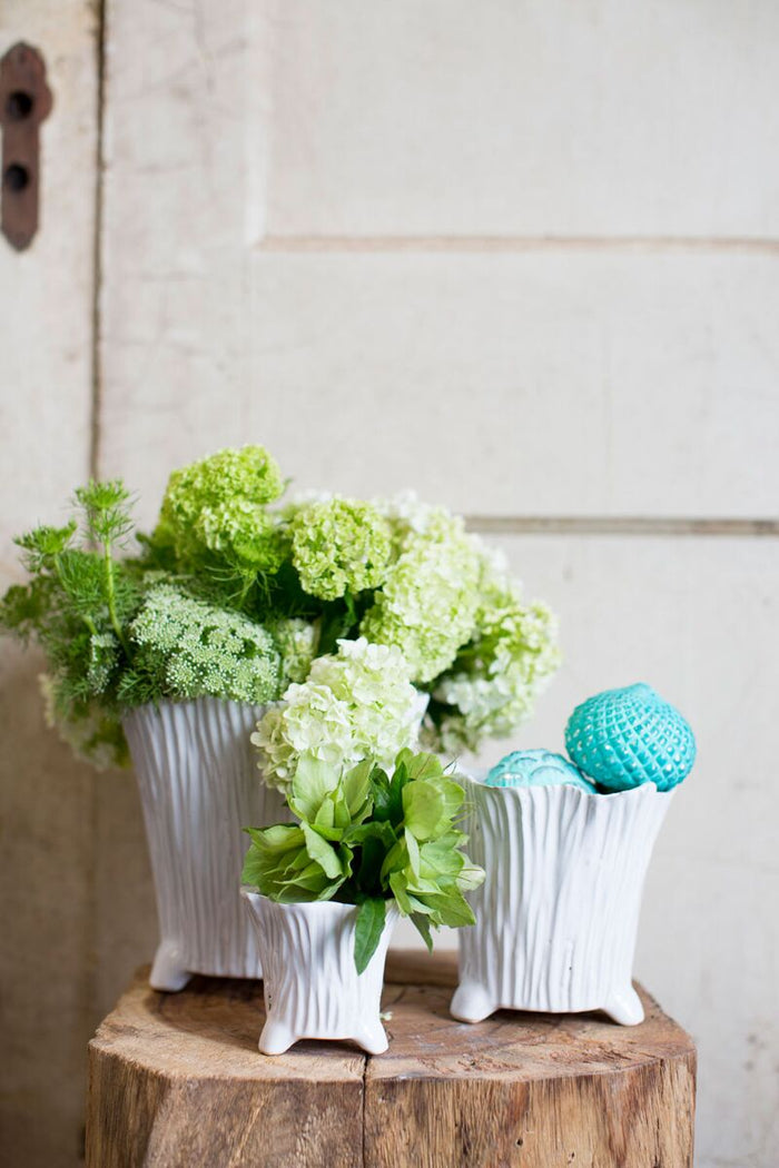Design Shop Mellie Footed Pot 5.25"x 5", Set of 4