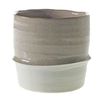Design Shop Tan Valley Pot, 6.75" X 6.25", Set of 2.