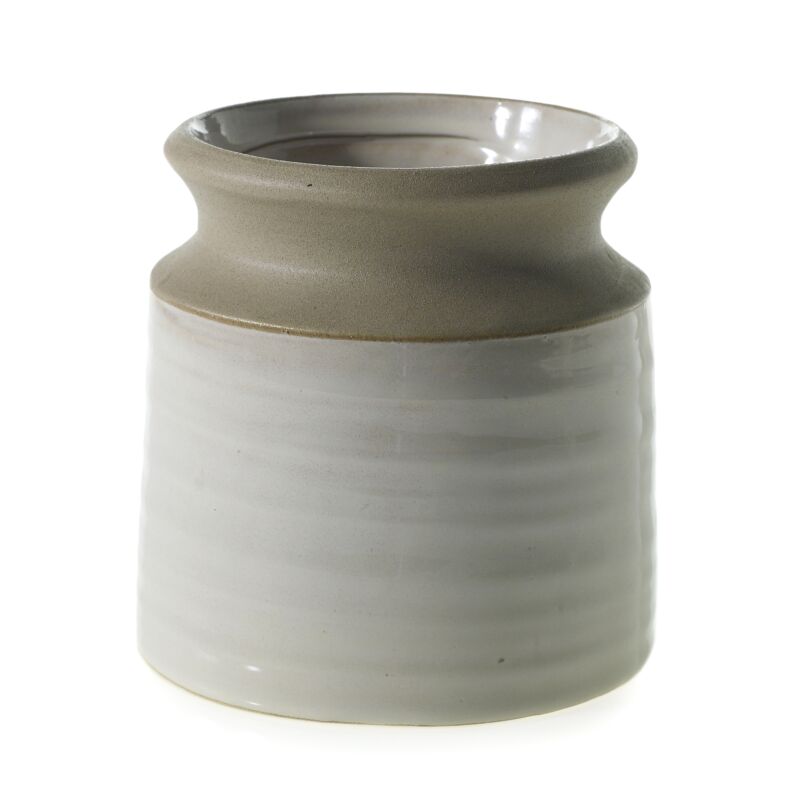 Design Shop Pottery Vase 5.25"x 5.5", Set of 2