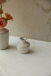 Design Shop White Hari Budvase, 3" X 3.5", Set of 4.