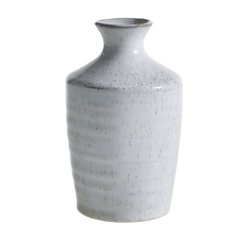 Design Shop White Hari Budvase, 3.75" X 6.25".