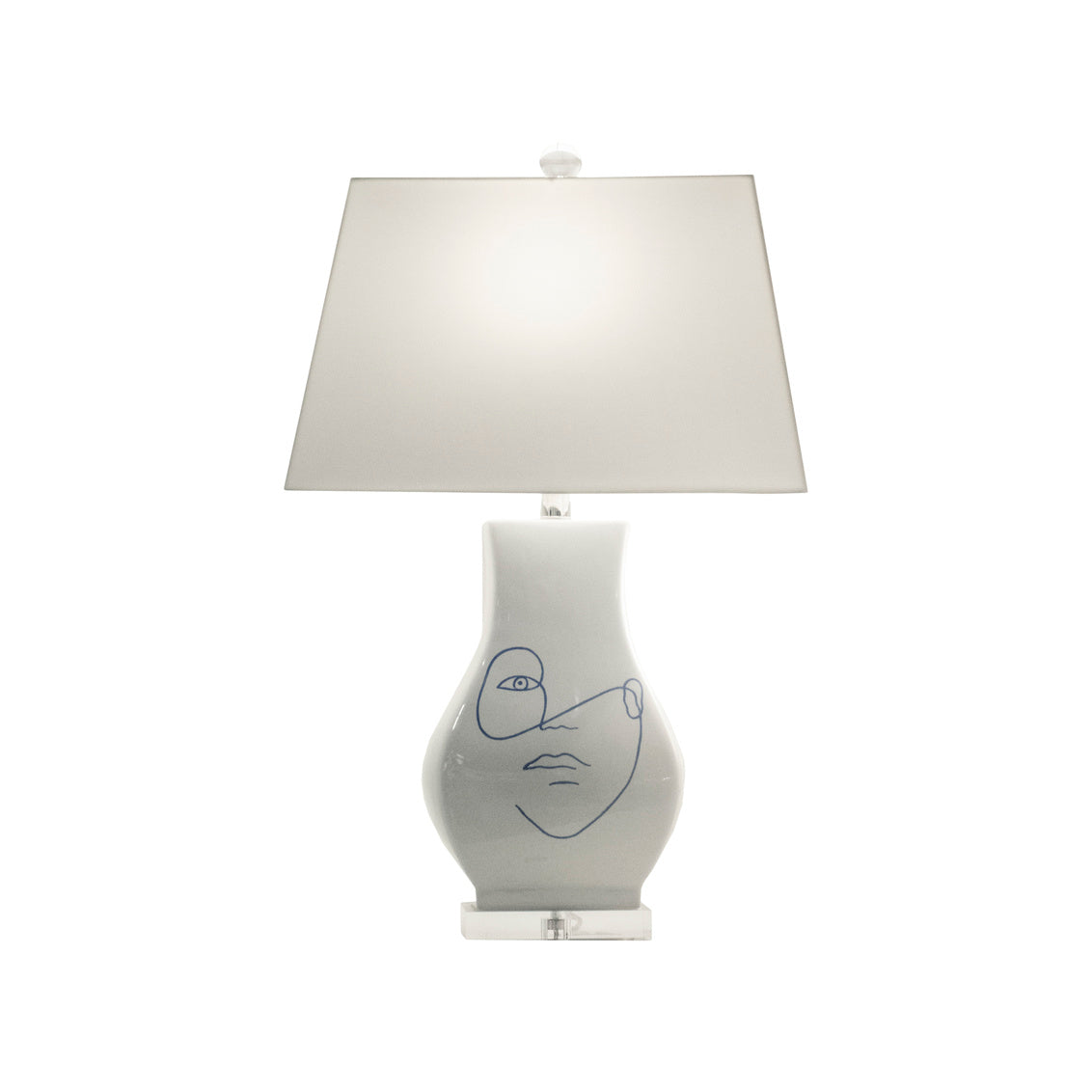Wildwood Abstract Portrait II Lamp