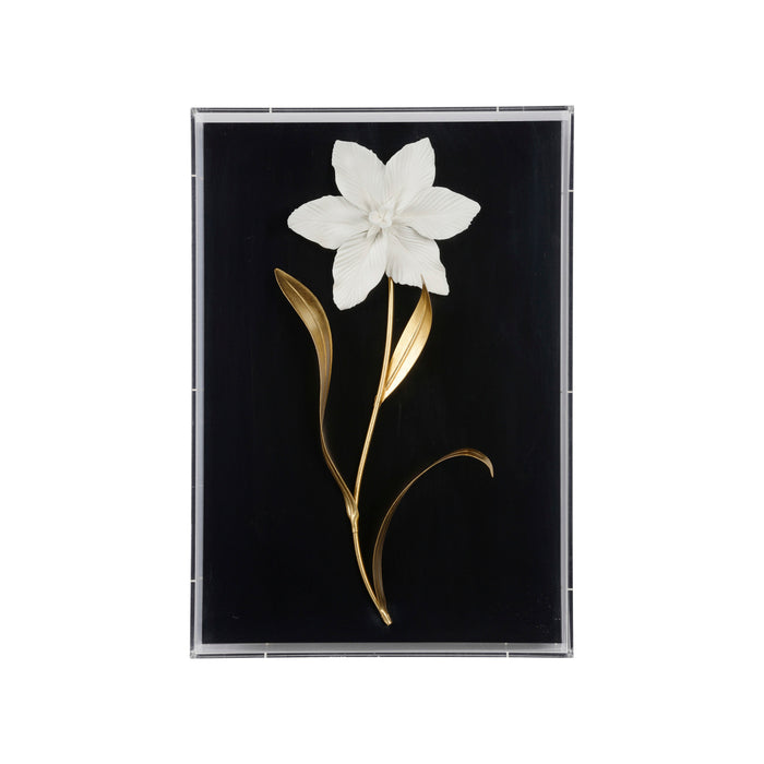 Chelsea House Porcelain Flower Black -  A