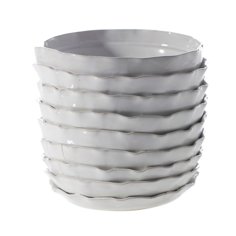 Design Shop White Artsi Vase Vase, 7.5" X 7".