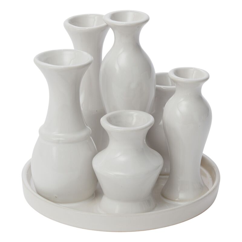 Design Shop Chic Vase Round 6.5"x 6"