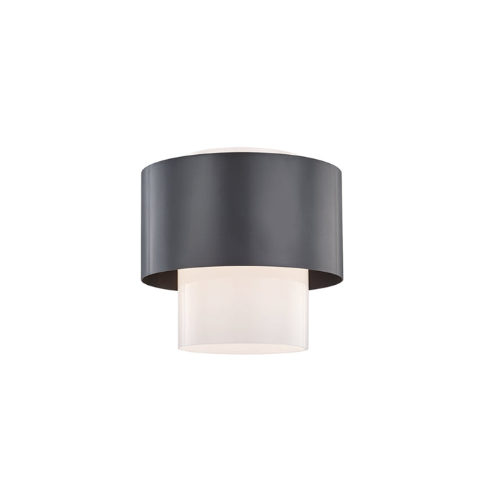 Hudson Valley One Light Flush Mount from the Corinth collection in Old Bronze finish