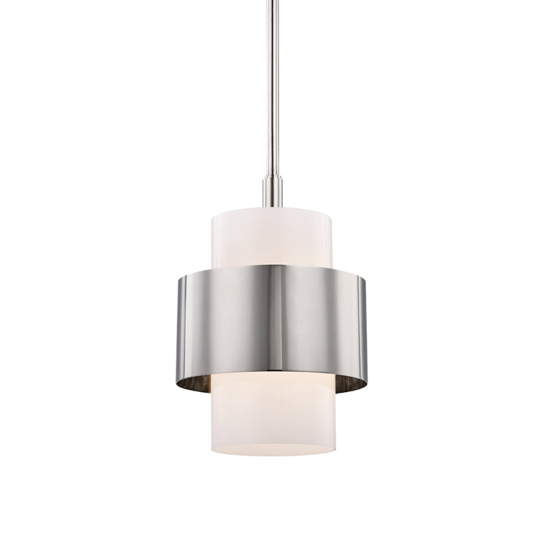 Hudson Valley - 8611-PN - One Light Pendant - Corinth - Polished Nickel