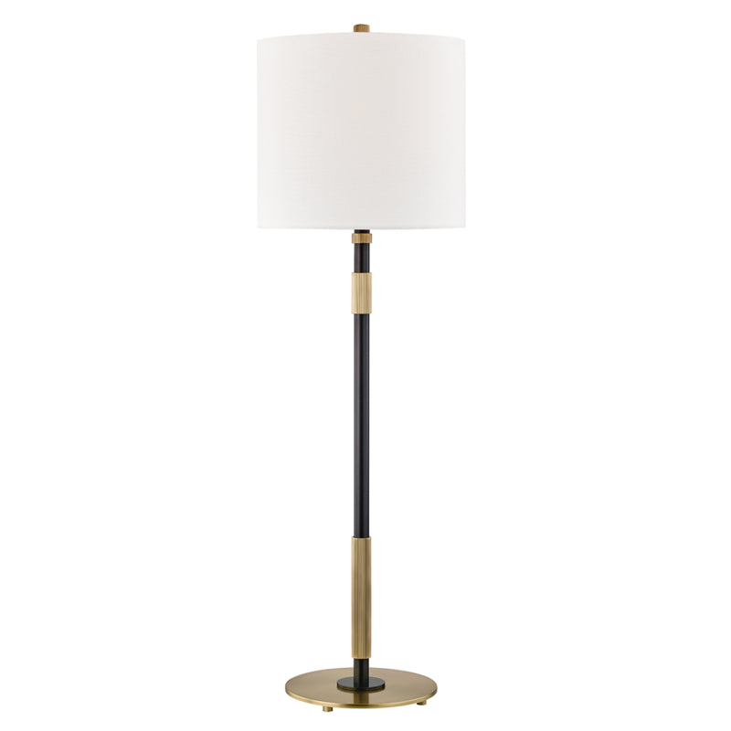 Hudson Valley - L3720-AOB - One Light Table Lamp - Bowery - Aged Brass/Old Bronze