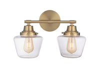 Craftmade - 19518SB2 - Two Light Vanity - Essex - Satin Brass