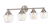 Craftmade - 19538BNK4 - Four Light Vanity - Essex - Brushed Polished Nickel