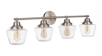 Craftmade - 19538BNK4 - Four Light Vanity - Essex - Brushed Polished Nickel